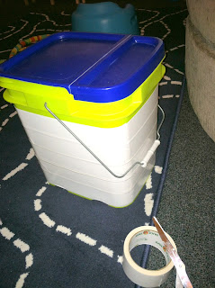 Super Easy! UpCycled Storage bin