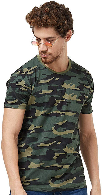 Wear Your Opinion WYO Men's Tshirt with Camouflage Style