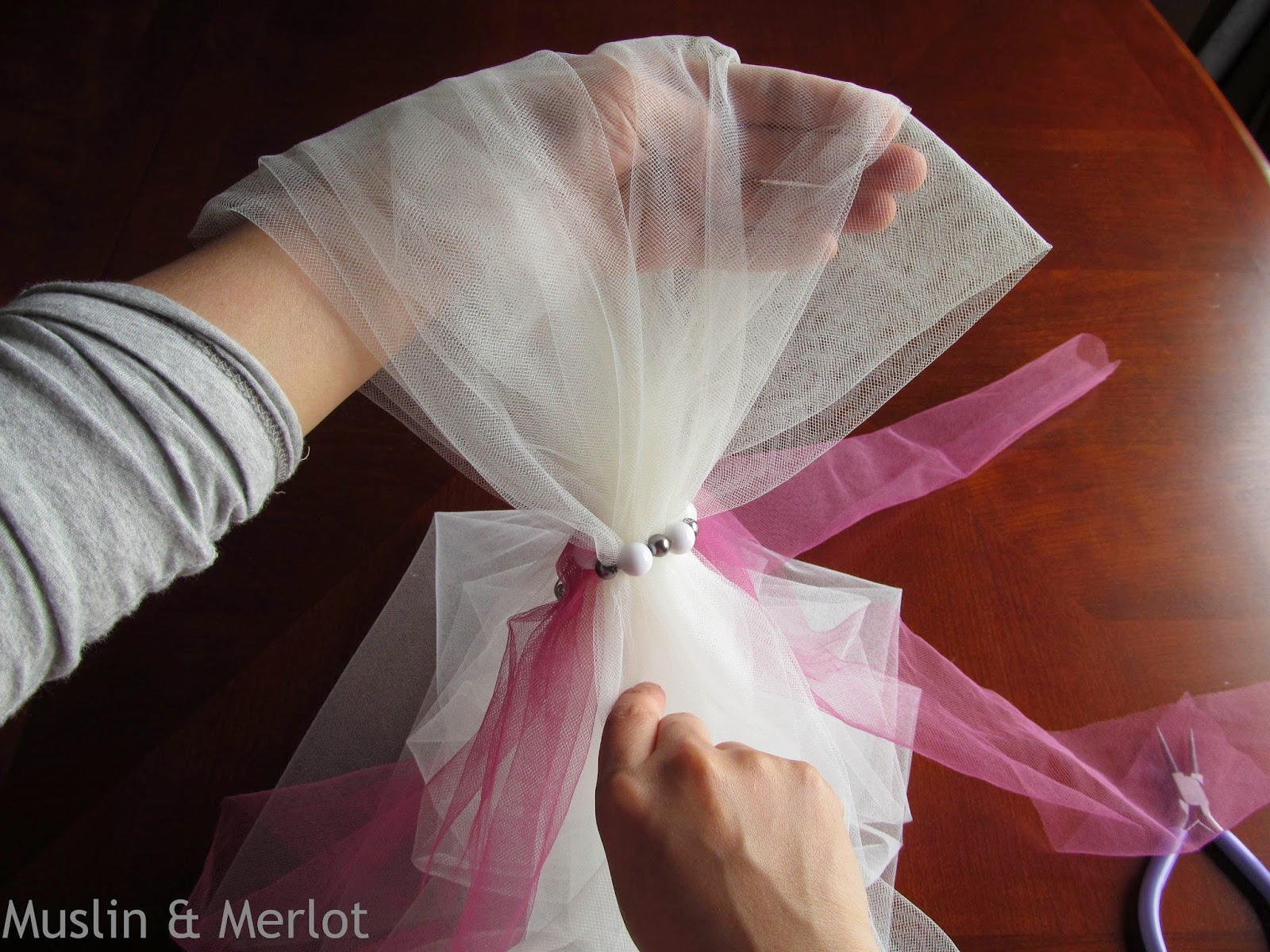 Pretty Tulle Wedding Decor Chair Backs