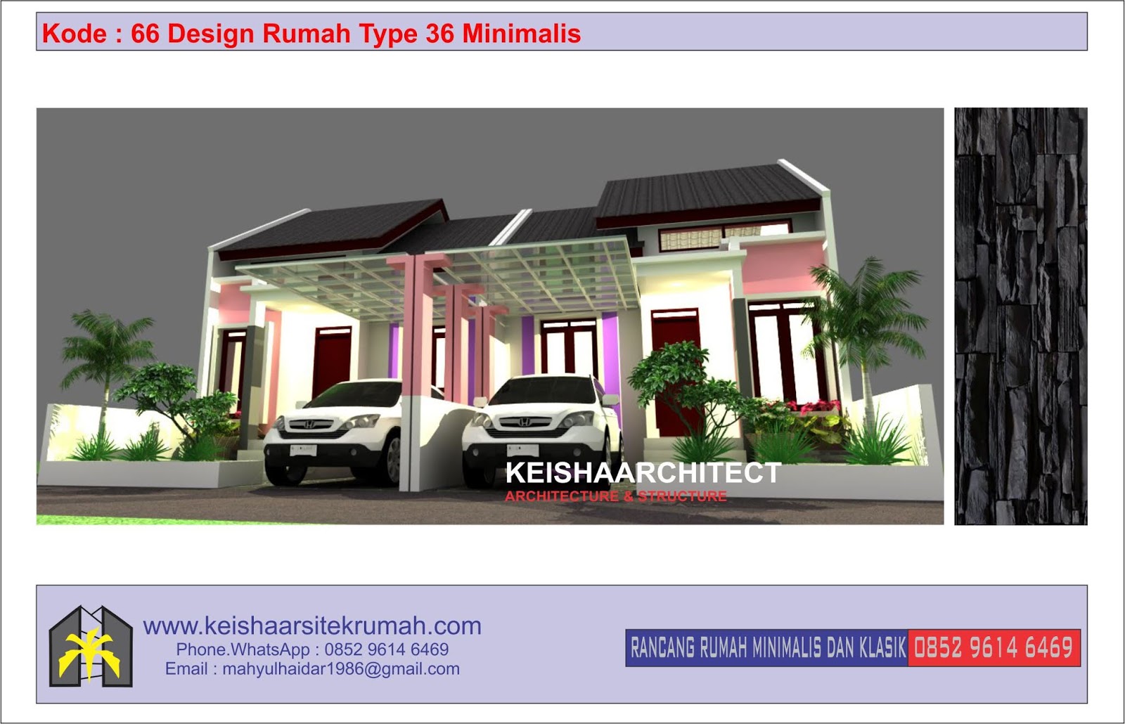 Desain Rumah Minimalis Klasik Dan Rab Tahun 2020 Www