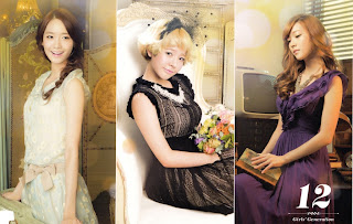 SNSD Yoona Sunny Jessica Desk Calendar 2013