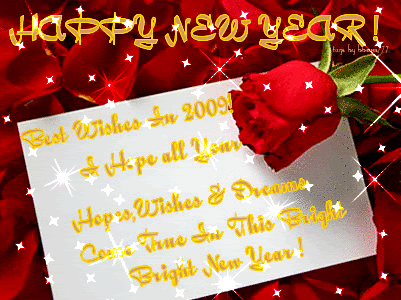 besplatne Novogodišnje animacije čestitke biljke ruža free download Happy New Year