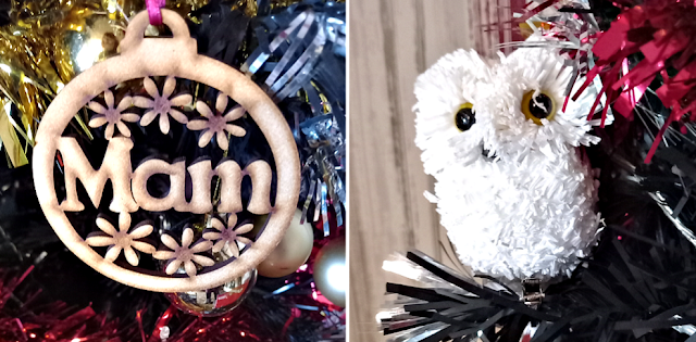 Mam and Owl tree decoration