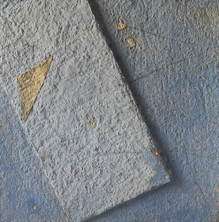N. 3 - Maria Pia Daidone, Sintesi Materica N. 3, acrilici, smalti, anilina e colla su cartapesta su cartone, cm.60x60, 2023