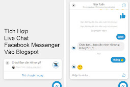 Tích Hợp Live Chat Facebook Messenger Vào Blogspot