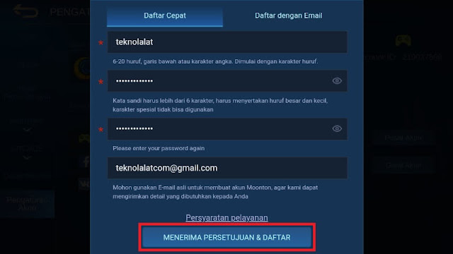 Cara Membuat Sayan Moonton Mobile Legends Terbaru  Cara Buat Sayan Moonton, Ganti Email Password & Unbind 2020