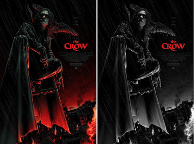 The Crow Movie Poster Screen Print by Matt Ryan Tobin x Mondo