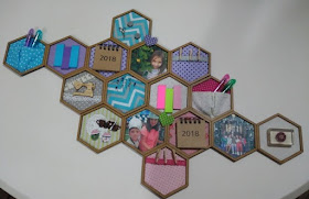 idea regalo, idée cadeau, DIY gift ideas, marco, hexágonos, honeycomb frame, hexagon, decoración, decoration