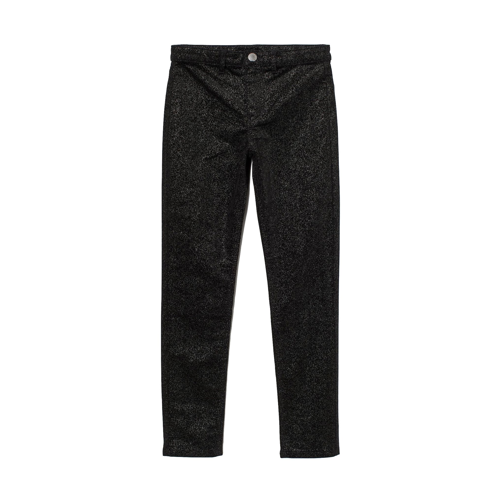 Girls Black Glitter Pants from H&M Kids