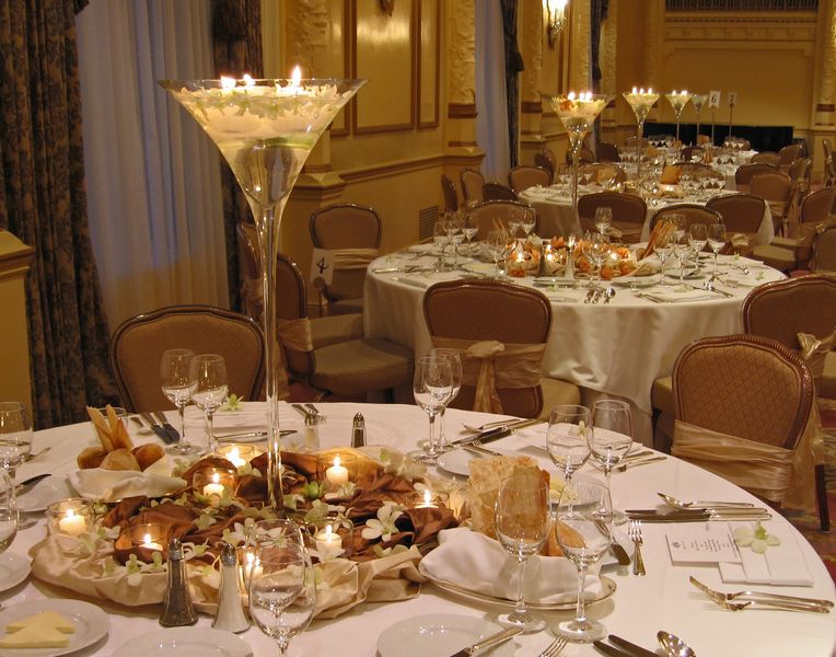 The wedding reception table centrepiece is considered one of the most 