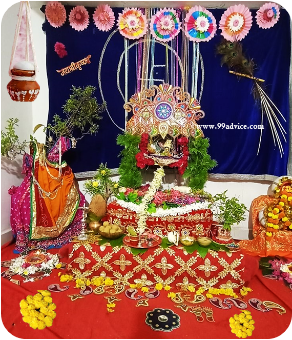 Simple & Unique Janmashtami Jhula Decoration Ideas At Home