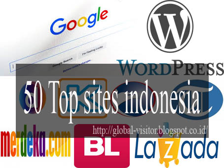 50 Top sites indonesia-rank Alexa.com