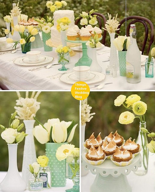 sweet table decoration for wedding