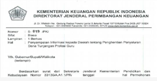 TPG 2017 Triwulan 1 Dicairkan Akhir Maret