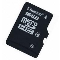 Kingston 16 GB microSDHC class 10