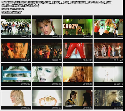 Bộ sưu tập full các video clip DVDRip của Britney Spears - Mecho Download