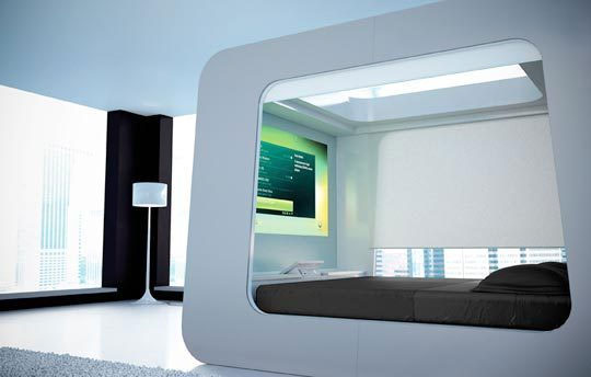 Just because of this commitment arose direction of hi-tech in the interior, 