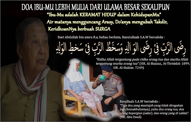 Doa Ibu Lebih Dahsyat dari Doa Ulama, Bahkan Wali Sekalipun