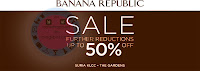 Banana Republic Further Reductions Sale