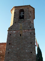 Campanar del segle XVIII de Sant Martí del Brull