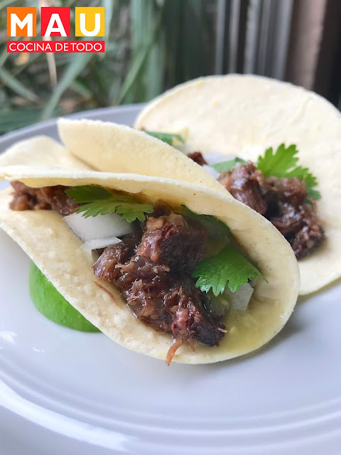 barbacoa de res cachete labio receta instanpot olla de presion mau cocina de todo monterrey