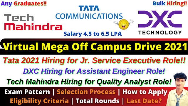 Tech Mahindra Off Campus Drive 2021