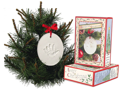 Amazon.com: child to cherish handprint ornament christmas: baby