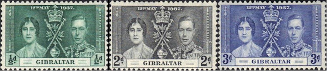 Gibraltar .1937 - George VI Coronation
