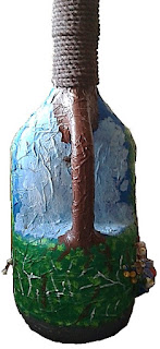 Botella reciclada