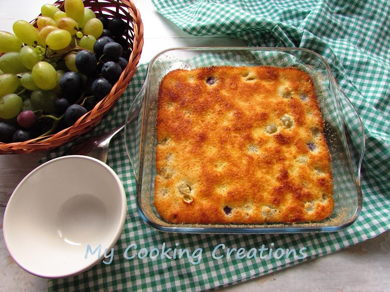 Клафути с грозде и кокосово брашно * Clafoutis all’uva e farina di cocco