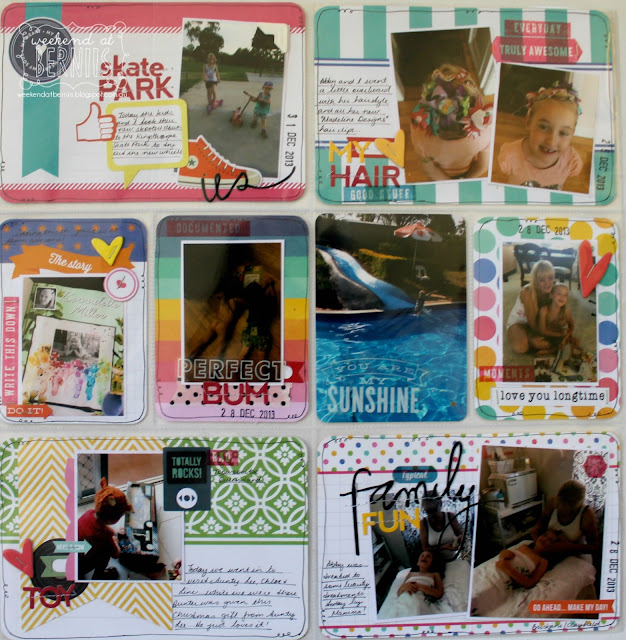 A weekend with " Week 53" project life layout by Bernii Miller.