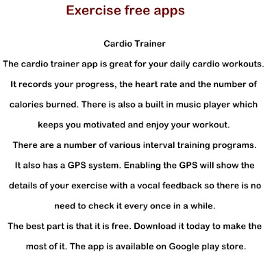 Exercise free apps