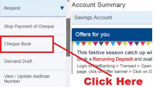 How To Apply/ Request For Cheque Book in HDFC Bank Online ...