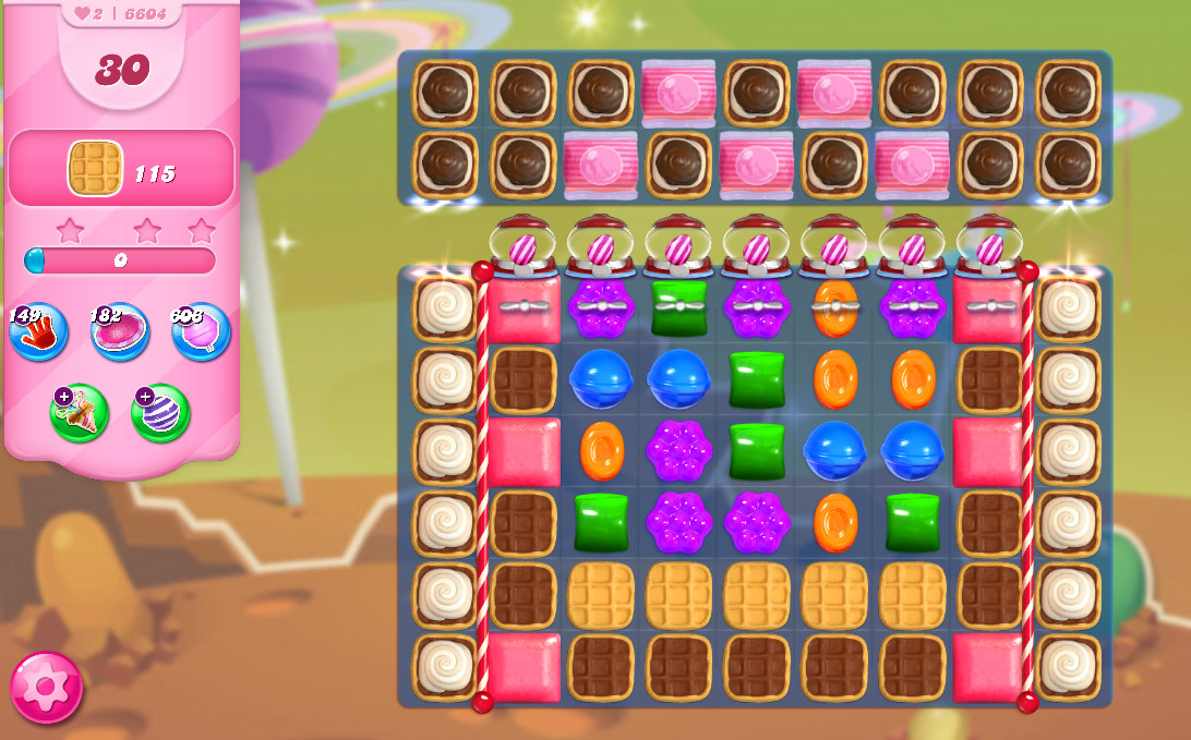 Candy Crush Saga level 6604