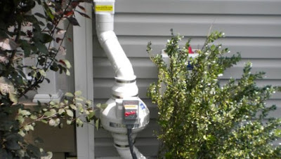 radon gas mitigation system