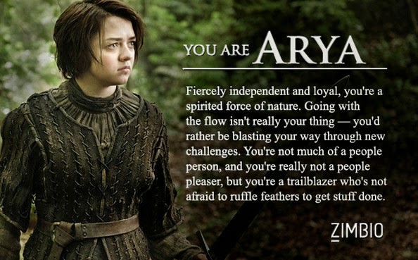 Vraie fiction: Arya Stark and me