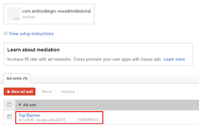 Kumpulan Tutorial Lengkap Google Admob Gratis Source Code Android Siap Pakai