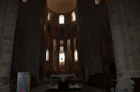 Conques. Interior de l'església de Sainte-Foy