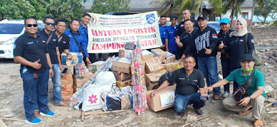 AWPI Lampung Serahkan Donasi Bagi KorbanTsunami