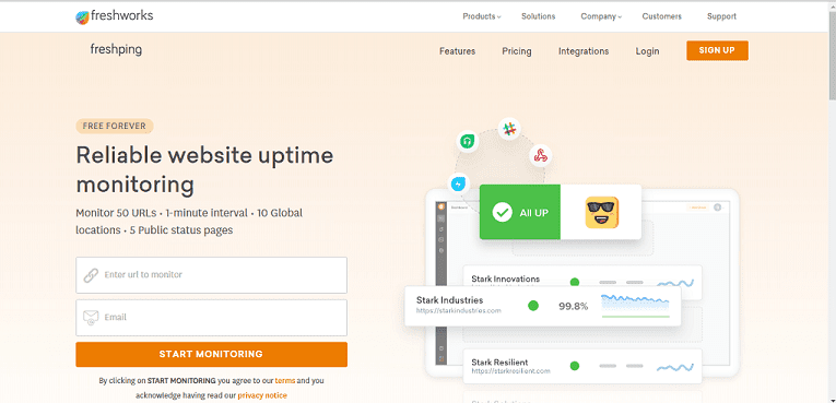 uptime downtime website