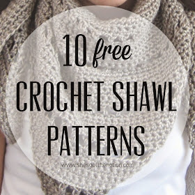 10 free crochet shawl patterns | She's Got the Notion