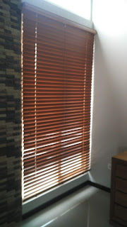 wooden blinds