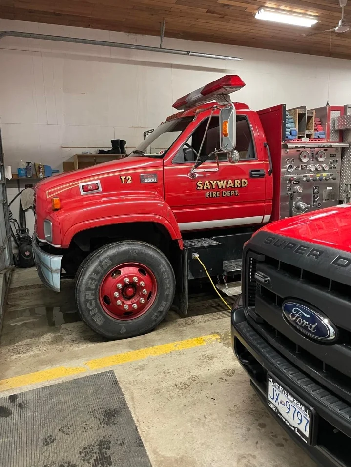 Sayward Volunteer Fire Department Announces Acquisition of New Tanker
