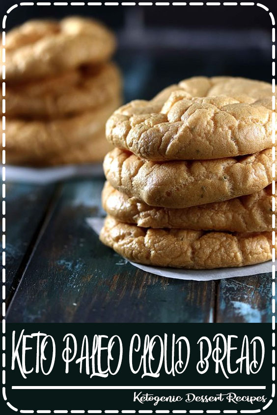 My PCOS Kitchen - Keto Paleo Cloud Bread - Delicious soft gluten-free and dairy-free cloud bread made with creamy mayonnaise. Can be served with a delicious sugar-free and gluten-free bbq pork sandwich! #glutenfree #keto #paleo #dairyfree