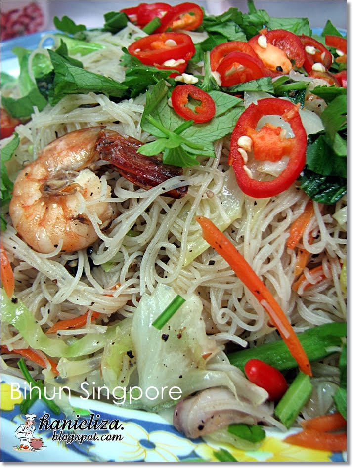 Hanieliza's Cooking: Bihun Singapore