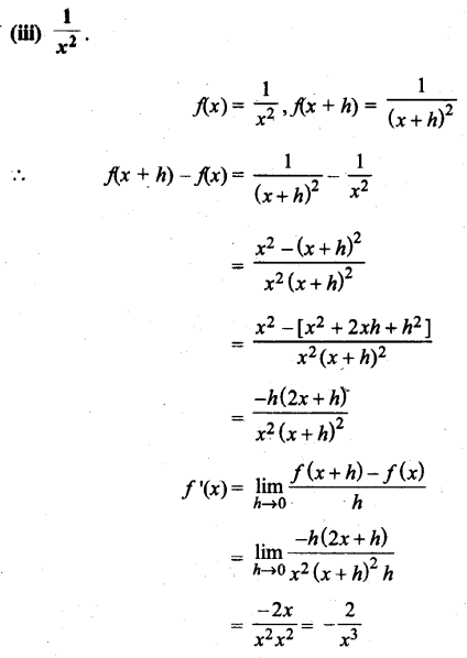 Solutions Class 11 गणित-II Chapter-13 (सीमा और अवकलज)