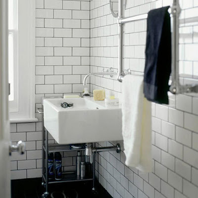 White Bathroom Subway Tile Ideas