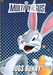 Back of McDonald's Multiversus Happy Meal #3 Tin Featuring Bugs Bunny