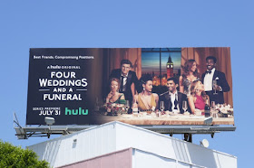 Four Weddings and a Funeral TV billboard