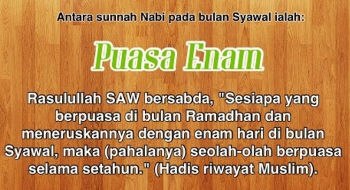 Keutamaan Puasa 6 Hari Syawal ~ Tino Berita